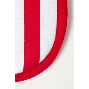 Red Owls Cotton Double Oven Glove - Red by Homescapes