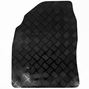 Nissan Qashqai Mk1 Tailored Rubber Car Mats 2007-2013 Black Floor Set - Black by Easimat