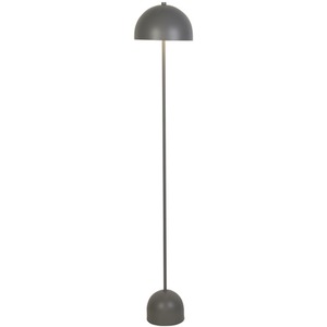 Portable Led Mushroom Floor Lamp Grey - Grey by Lighting Collection