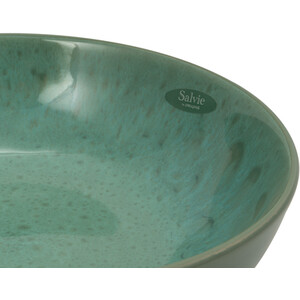 Salvie Reactive Glaze Serving Bowl - Green