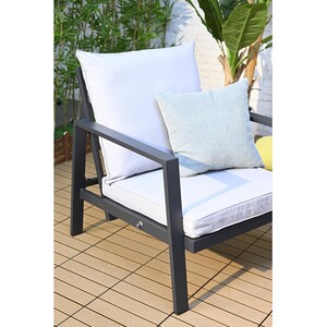 Capri Lounge Set - Black & White