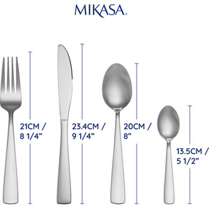 24 Piece Cutlery Set - Silver by Mikasa