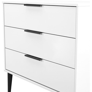 Tulsa Ready Assembled 3 piece Furniture Pack - White Ash