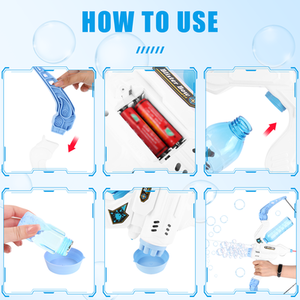 3 in 1 Bubble Machine Water Gun Combination