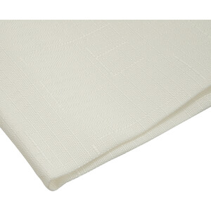 Linen Look Table Cloth - White by Divante