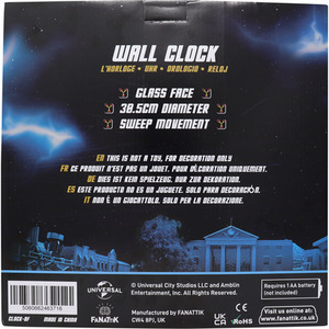 Back To The Future Hill Valley Clock Tower Wall Clock - Multi by Back to the Future