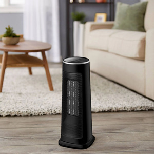 Intellectual Electric PTC Ceramic Heater with Remote Control - Black by Livingandhome