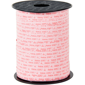 Baby Boy or Baby Girl Curling Ribbon - Pink or Blue