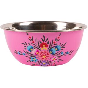Pansy Picnic Bowl - 21.5cm - Raspberry Pansy / 18.5cm by Billy Can