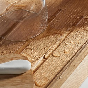 Wooden Draining Board Traditional Belfast Butler Sink - Brown by NOVECRAFTO