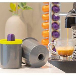 Eco Press Aluminium Capsule Recycler - Grey by Dualit