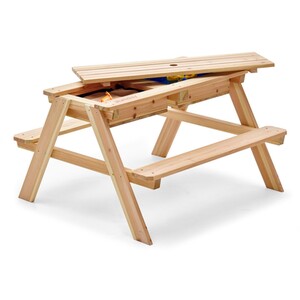 Wooden Sand & Water Picnic Table - Brown by Plum