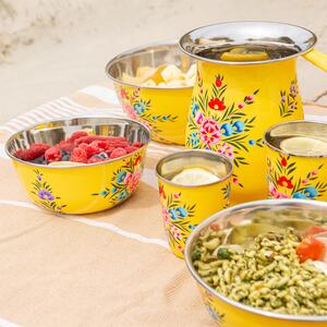 Pansy Picnic Bowl - 21.5cm - Buttercup Pansy / 21.5cm by Billy Can