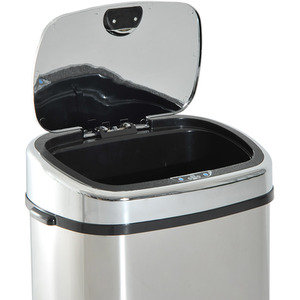 HOMCOM Sensor Bin 68L Automatic Kitchen Waste - Silver by HOMCOM