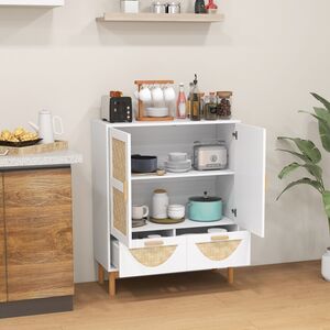 Kitchen Storage Cabinet with 2 Door - White by Costway
