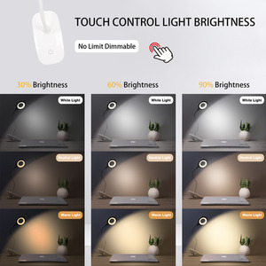 Extrastar USB LED Desk Lamp - White by Extrastar
