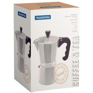 Tramontina Italian Espresso Pot - Silver by Tramontina