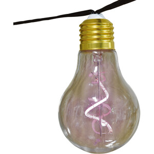 10 LED Neon Bulb String Light