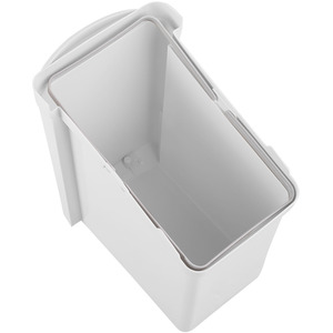 29L Double-Layer Rubbish Bin - White by Livingandhome