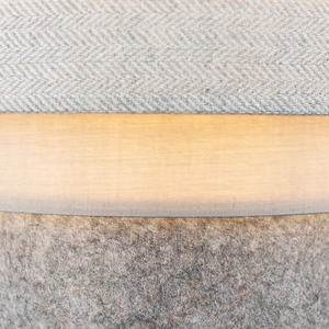 Aztec 3 Tier Herringbone Ceiling Light Shade - Grey by ValueLights