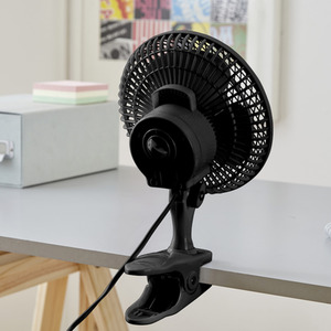 Neo Mini Clip Base Mount Desk Fan - Black by Neo