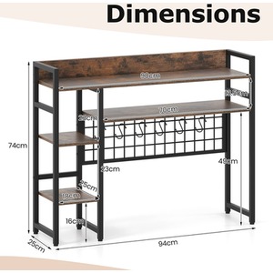 Desktop Display Rack by Costway