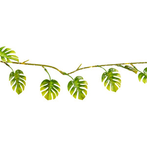 Solar Palm Leaf Garland - Green