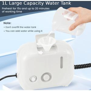 1600W Portable Steam Cleaner - White by Costway