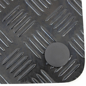 Nissan Qashqai Mk1 Tailored Rubber Car Mats 2007-2013 Black Floor Set - Black by Easimat