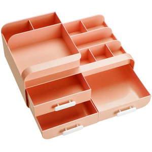 Versatile Makeup Organiser Box with Drawers by Livingandhome