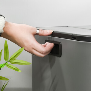 Living Solutions Butterfly Recycle Bin - Grey