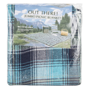 Out There Jumbo Picnic Blanket - Blue by Out There!