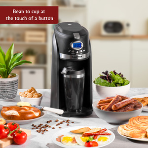 Innoteck Digital 2 in 1 Bean To Mug Coffee Maker - Black by Innoteck