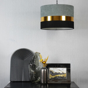 Maddox Shade - Grey, Gold and Black