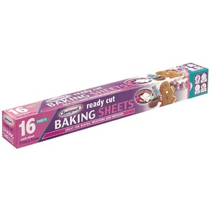 Pack of 16 Baking Paper Sheets by Sealpack