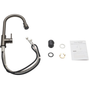 Stainless Steel Pull-Out Mixer Water Tap by Livingandhome