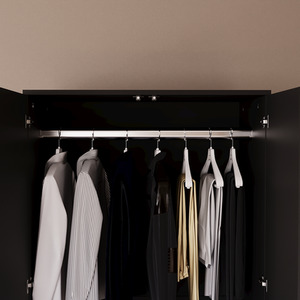 Denver Bedroom Set (2 Drawer Bedside (x2), 5 Drawer Chest, 2 Door Wardrobe) by Vida Designs