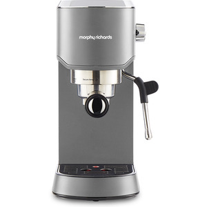 Signature Traditional Compact Pump Espresso Machine - Grey by Morphy Richards