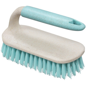 Pro Clean Anti-Bacteria Scrubbing Brush with Handle - Blue by JVL