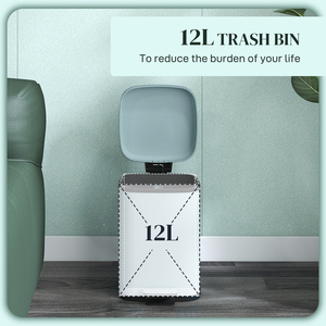 HOMCOM Kitchen Pedal Bin Fingerprint Proof by HOMCOM