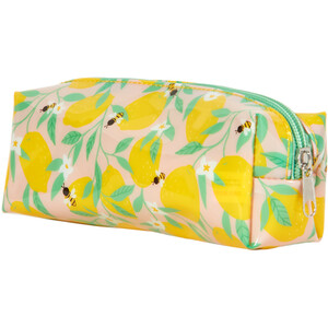 Lemon Pink Pencil Case - Yellow