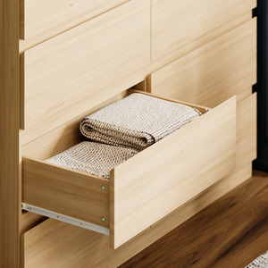 Denver Bedroom Set (2 Drawer Bedside(x2), 8 Drawer Chest, 2 Door Wardrobe) by Vida Designs