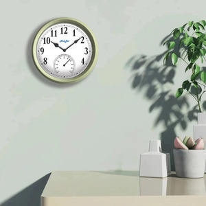 Pololio Wall Clock with Thermometer by Audlee