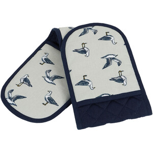 Seagull Double Oven Glove - Blue by My Home