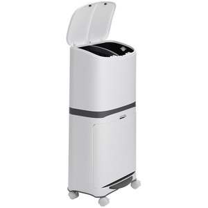 Bin Double Layer Pedal Recycling Unit - White by Kidkid