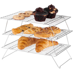 Innoteck 3 Tier Stackable Cake Cooling Rack - Chrome by Innoteck