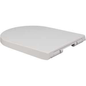 Soft Close D Shape Toilet Seat - White