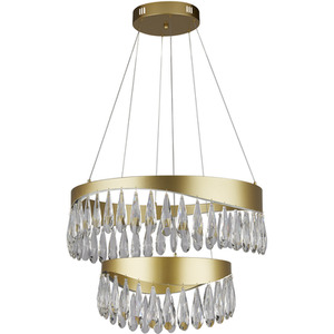Jewel 2 Tier Pendant - Gold by Lighting Collection
