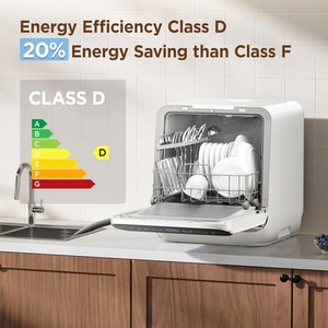 Comfee Large Capacity Countertop Dishwasher with No Water Hookup Required - White by Comfee