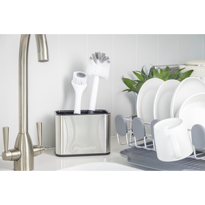 KitchenAid Stainless Steel Sink Brush Caddy - Grey by KitchenAid